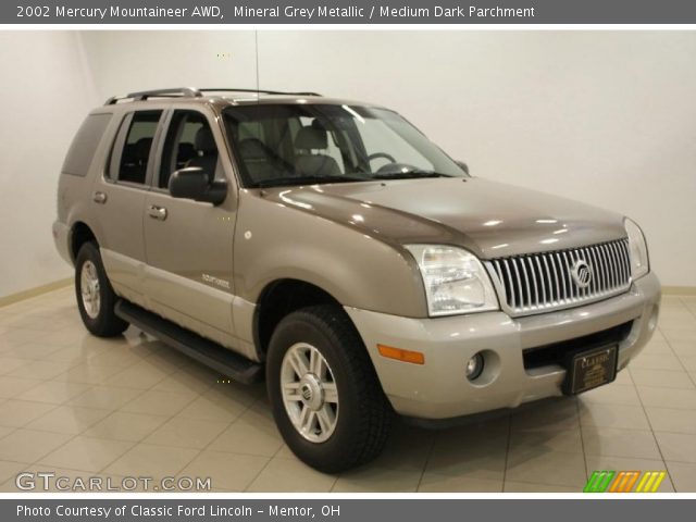 2002 Mercury Mountaineer AWD in Mineral Grey Metallic
