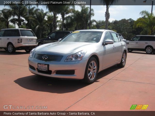 2008 Infiniti G 35 Sedan in Liquid Platinum Silver