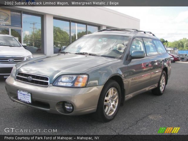 2002 Subaru Outback Limited Wagon in Wintergreen Metallic