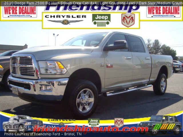 2010 Dodge Ram 2500 Big Horn Edition Crew Cab 4x4 in Light Graystone Pearl