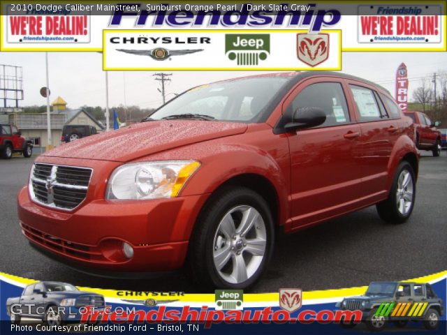 2010 Dodge Caliber Mainstreet in Sunburst Orange Pearl