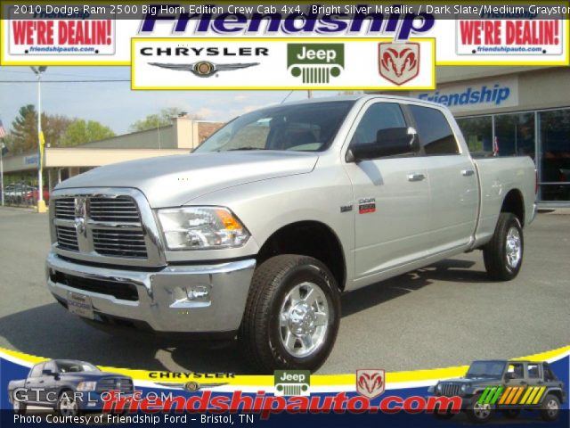 2010 Dodge Ram 2500 Big Horn Edition Crew Cab 4x4 in Bright Silver Metallic