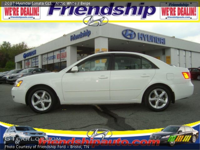 2007 Hyundai Sonata GLS in Arctic White