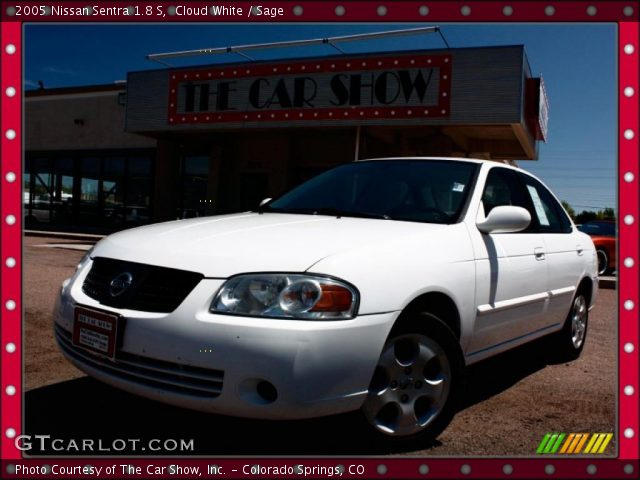 2005 Nissan Sentra 1.8 S in Cloud White