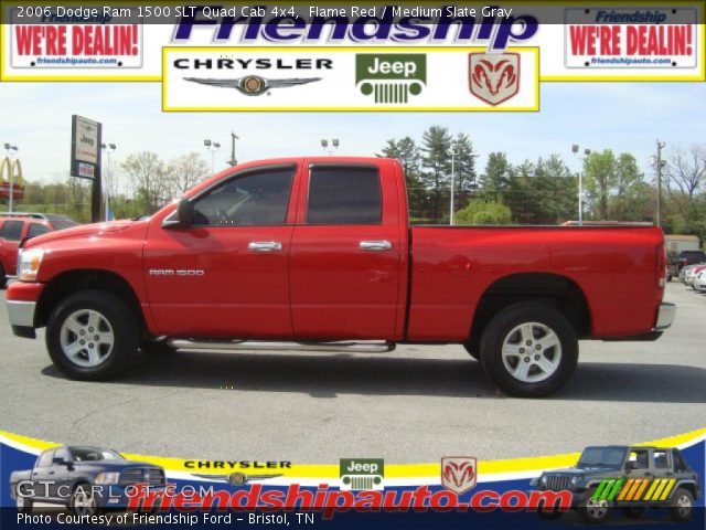 2006 Dodge Ram 1500 SLT Quad Cab 4x4 in Flame Red