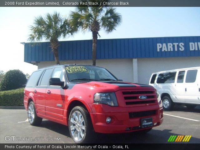 2008 Ford Expedition Limited in Colorado Red/Black