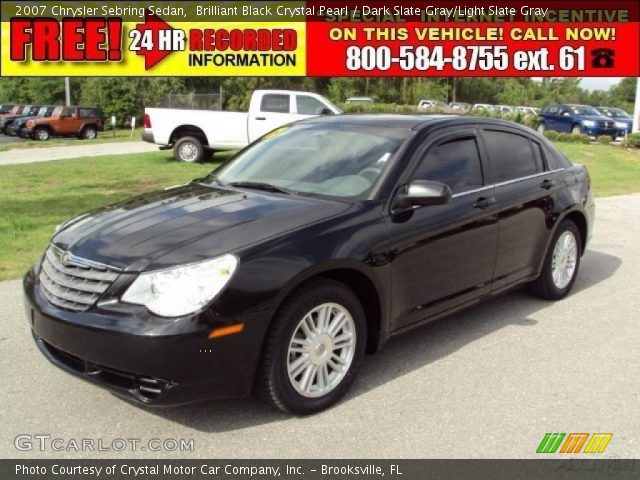 2007 Chrysler Sebring Sedan in Brilliant Black Crystal Pearl