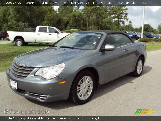 2008 Chrysler Sebring Touring Convertible in Silver Steel Metallic
