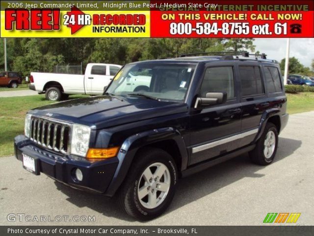 2006 Jeep Commander Limited in Midnight Blue Pearl