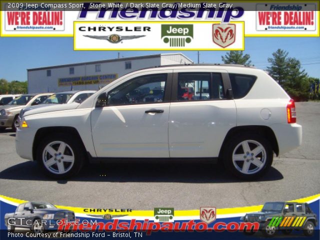 2009 Jeep Compass Sport in Stone White