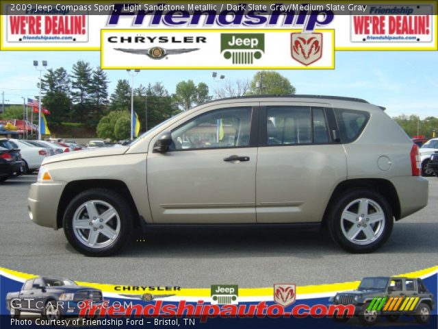 2009 Jeep Compass Sport in Light Sandstone Metallic