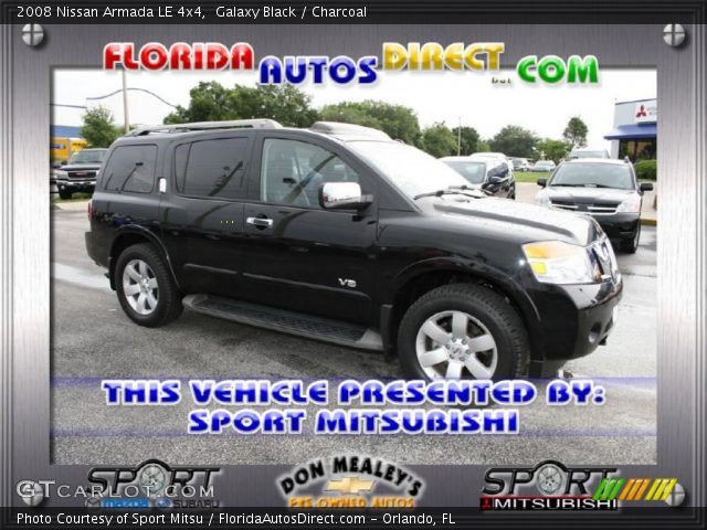 2008 Nissan Armada LE 4x4 in Galaxy Black