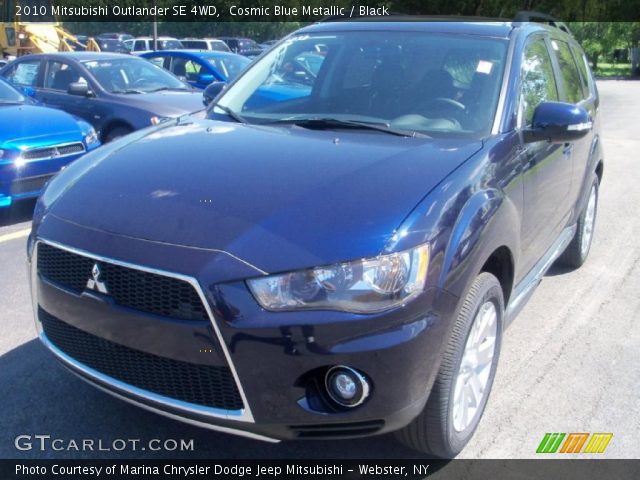 2010 Mitsubishi Outlander SE 4WD in Cosmic Blue Metallic