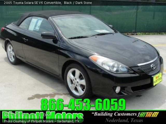 2005 Toyota Solara SE V6 Convertible in Black