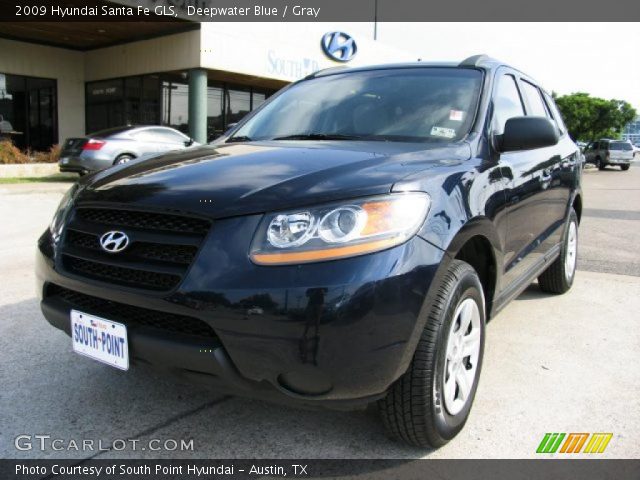 2009 Hyundai Santa Fe GLS in Deepwater Blue