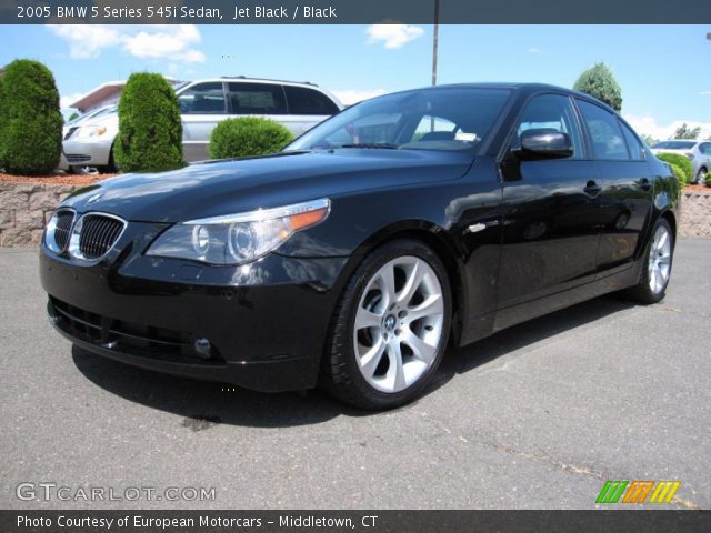 2005 BMW 5 Series 545i Sedan in Jet Black