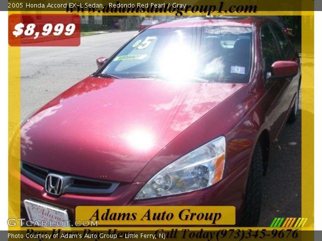 2005 Honda Accord EX-L Sedan in Redondo Red Pearl