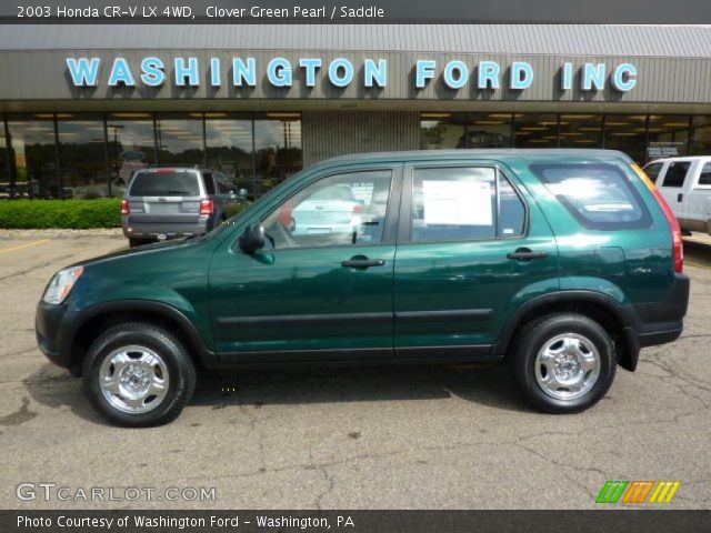 2003 Honda CR-V LX 4WD in Clover Green Pearl