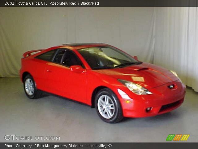 2002 Toyota Celica GT in Absolutely Red
