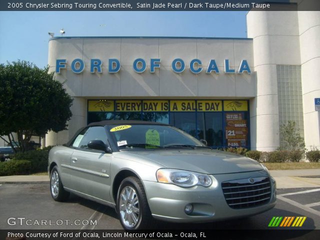 2005 Chrysler Sebring Touring Convertible in Satin Jade Pearl