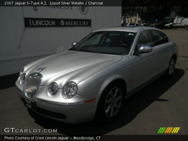 2007 Jaguar S-Type 4.2 in Liquid Silver Metallic