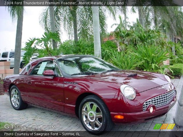 2004 Ford Thunderbird Premium Roadster in Merlot Metallic