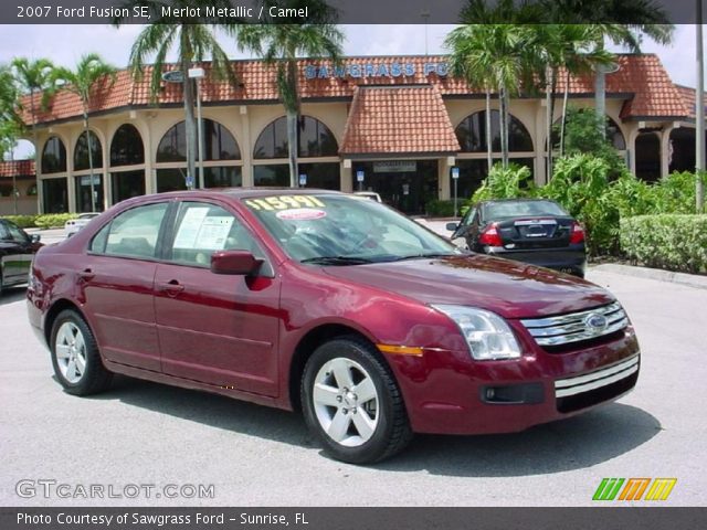 2007 Ford Fusion SE in Merlot Metallic