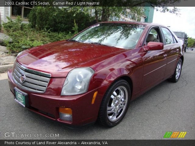 2003 Cadillac CTS Sedan in Garnet Red