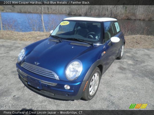 2003 Mini Cooper Hardtop in Indi Blue Metallic