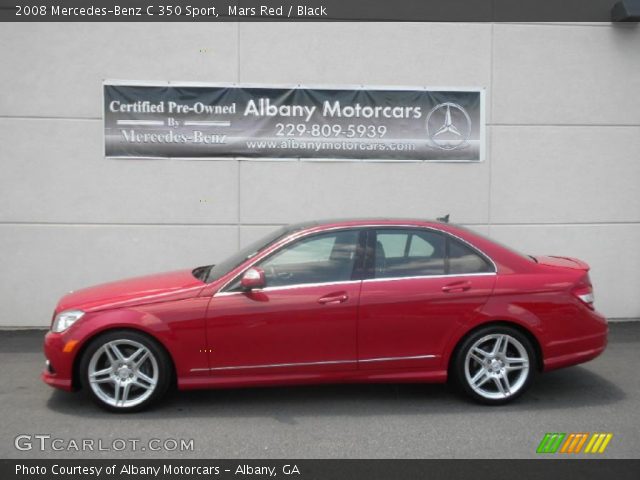 2008 Mercedes-Benz C 350 Sport in Mars Red