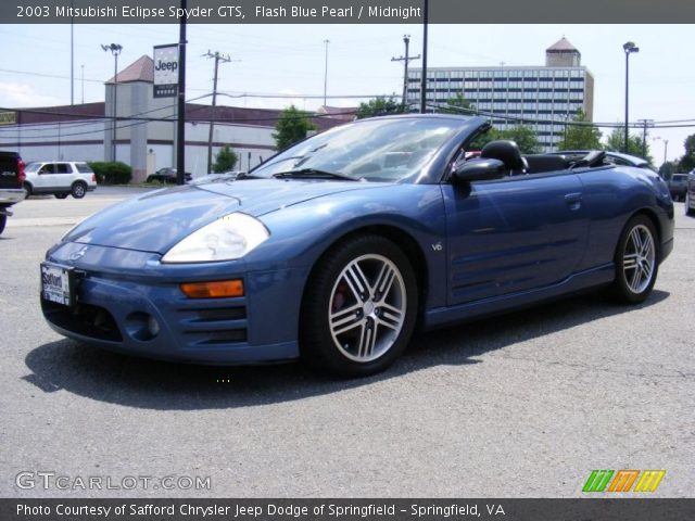 2003 Mitsubishi Eclipse Spyder GTS in Flash Blue Pearl