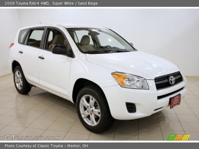 2009 Toyota RAV4 4WD in Super White