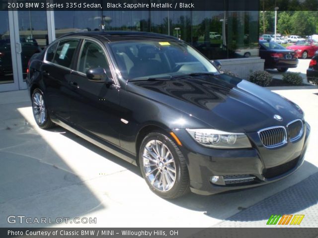 2010 BMW 3 Series 335d Sedan in Black Sapphire Metallic