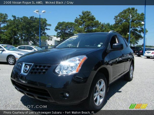 2008 Nissan Rogue SL AWD in Wicked Black