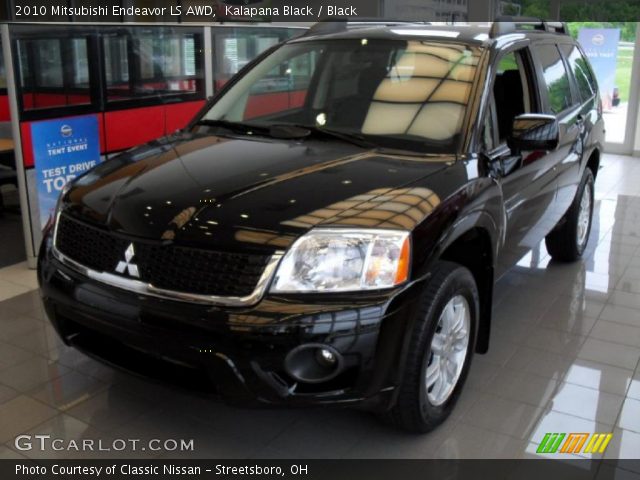 2010 Mitsubishi Endeavor LS AWD in Kalapana Black
