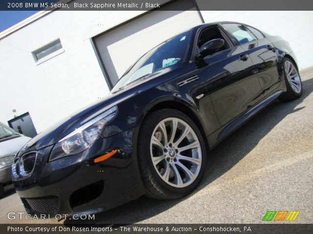 2008 BMW M5 Sedan in Black Sapphire Metallic