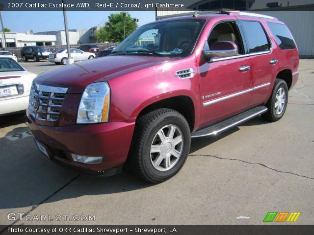2007 Cadillac Escalade AWD in Red-E
