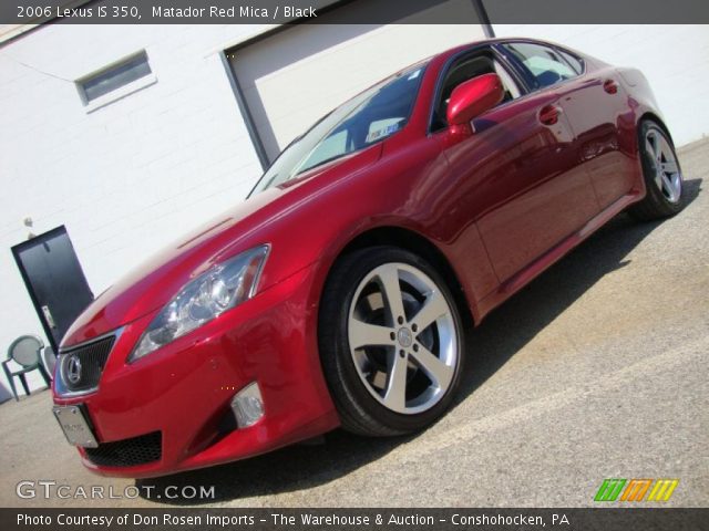 2006 Lexus IS 350 in Matador Red Mica