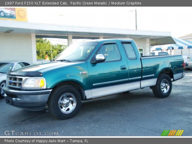 1997 Ford F150 XLT Extended Cab in Pacific Green Metallic