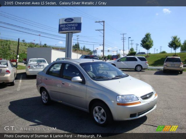 2005 Chevrolet Aveo LS Sedan in Galaxy Silver Metallic