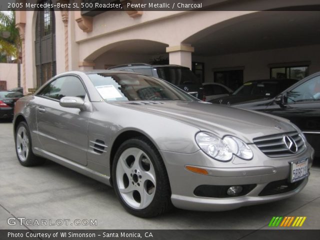 2005 Mercedes-Benz SL 500 Roadster in Pewter Metallic