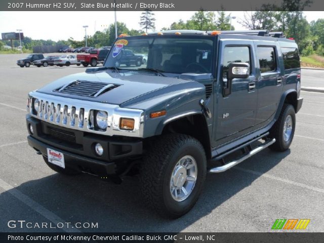 2007 Hummer H2 SUV in Slate Blue Metallic