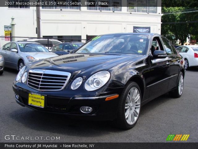 2007 Mercedes-Benz E 350 4Matic Sedan in Black