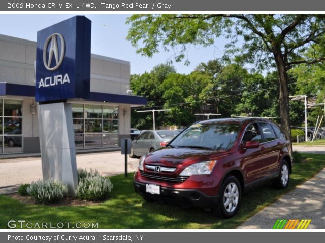 2009 Honda CR-V EX-L 4WD in Tango Red Pearl
