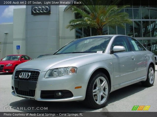2008 Audi A4 2.0T Sedan in Light Silver Metallic