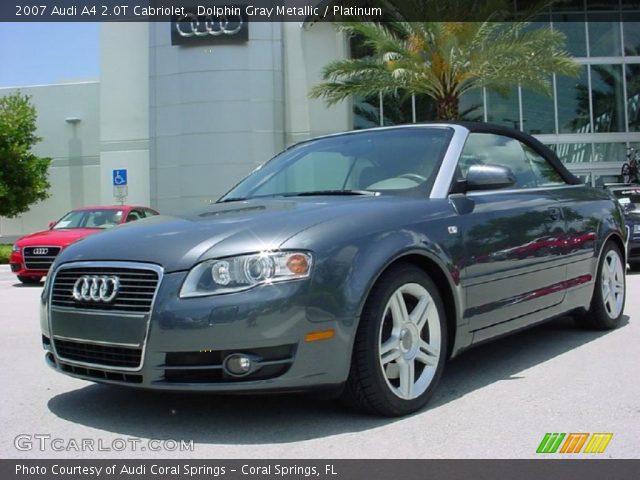 2007 Audi A4 2.0T Cabriolet in Dolphin Gray Metallic