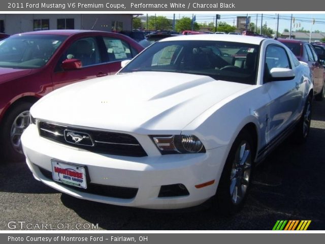 2011 Ford Mustang V6 Premium Coupe in Performance White