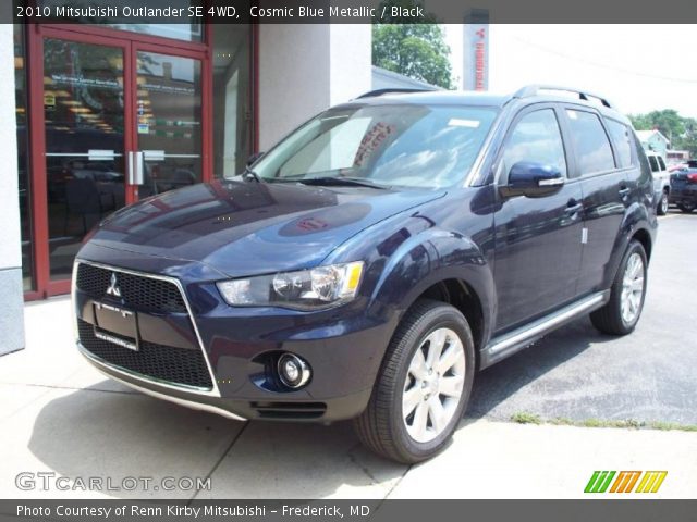 2010 Mitsubishi Outlander SE 4WD in Cosmic Blue Metallic