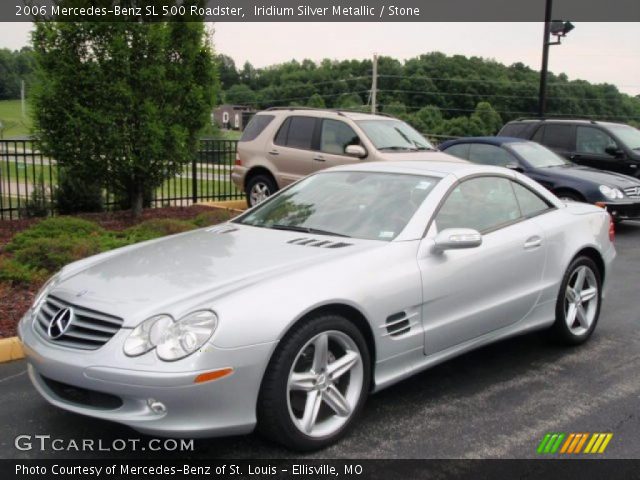 2006 Mercedes-Benz SL 500 Roadster in Iridium Silver Metallic