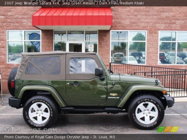2007 Jeep Wrangler Sahara 4x4 in Jeep Green Metallic